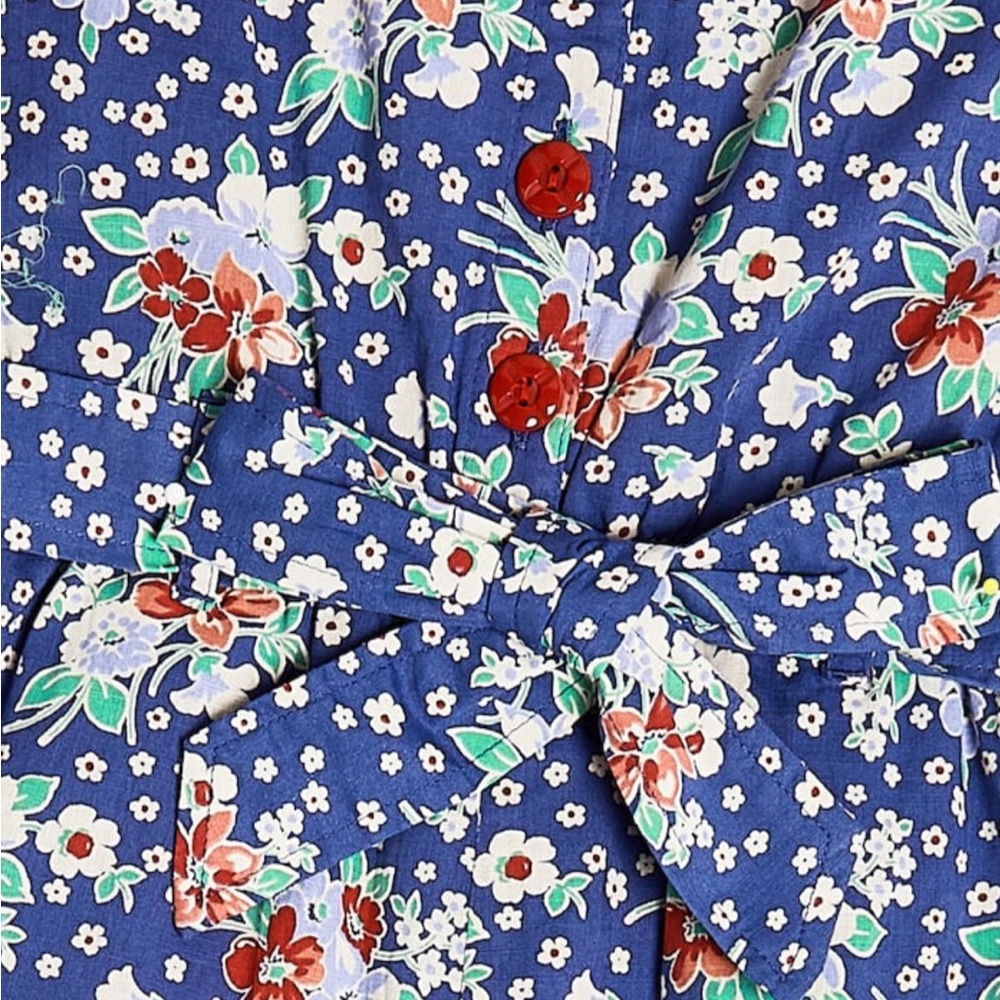 Polo Ralph Lauren Floral-printed cotton jumpsuit Size 8 - Picture 7 of 11